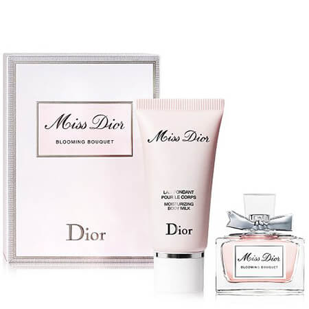 Dior Miss Dior Blooming Bouquet Gift Set (2 items in set)  เซ็ทน้ำหอมสุดหรูจากดิออร์ ประกอบไปด้วยน้ำหอม Miss Dior Blooming Bouquet  EDT 5 ml. + โลชั่น Miss Dior 20 ml. ของขวัญกลิ่นหอมทั่วเรือนร่าง